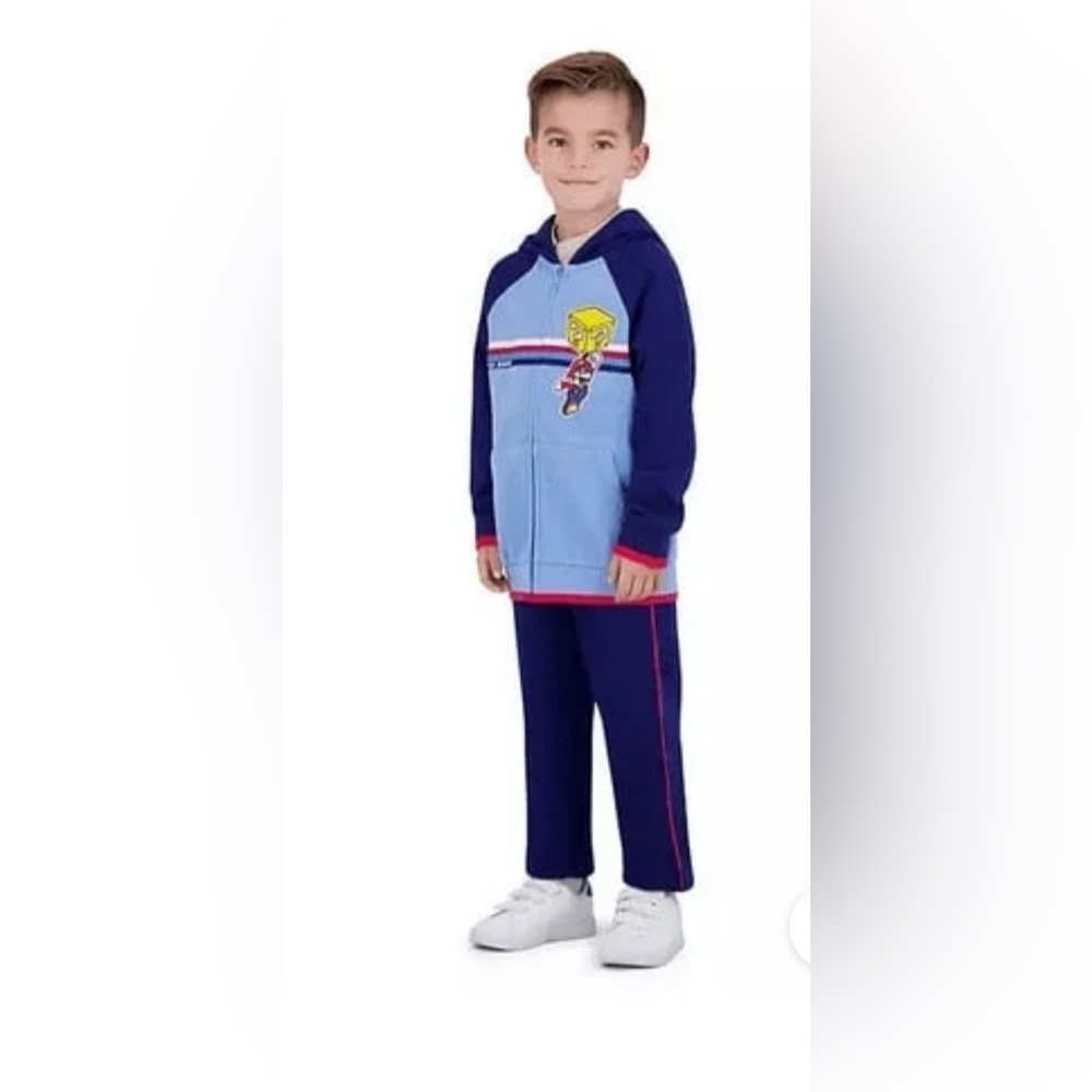 Mario Boys' 2-Piece Fleece Hoodie & Jogger Set sz S 6/7